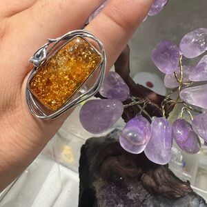 100% Amber Ring